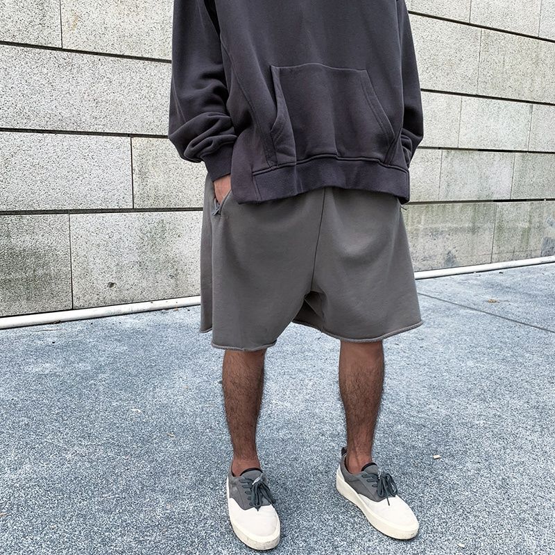 Heavy KANYE WEST coconut SEASON 6 KANYE washed old yeezy shorts men's high street Non-FOG