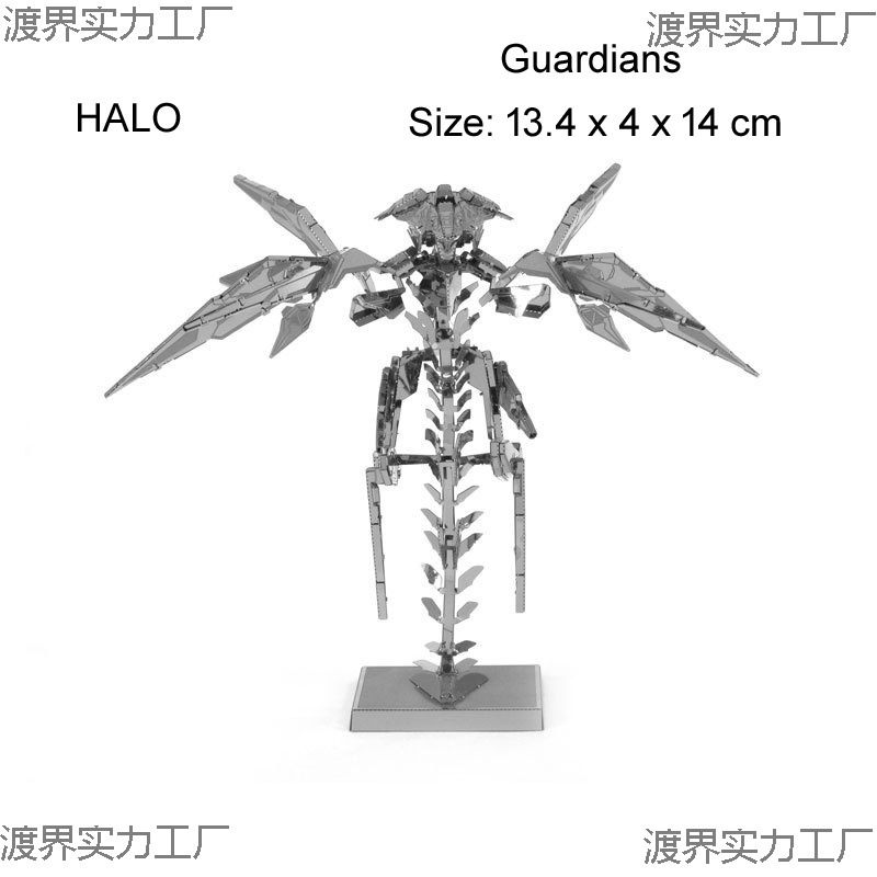 3D Stereo Metal Puzzle Light Wheel Halo Pelican Master Chief Helmet Assembly Model Birthday Factory Direct Sale