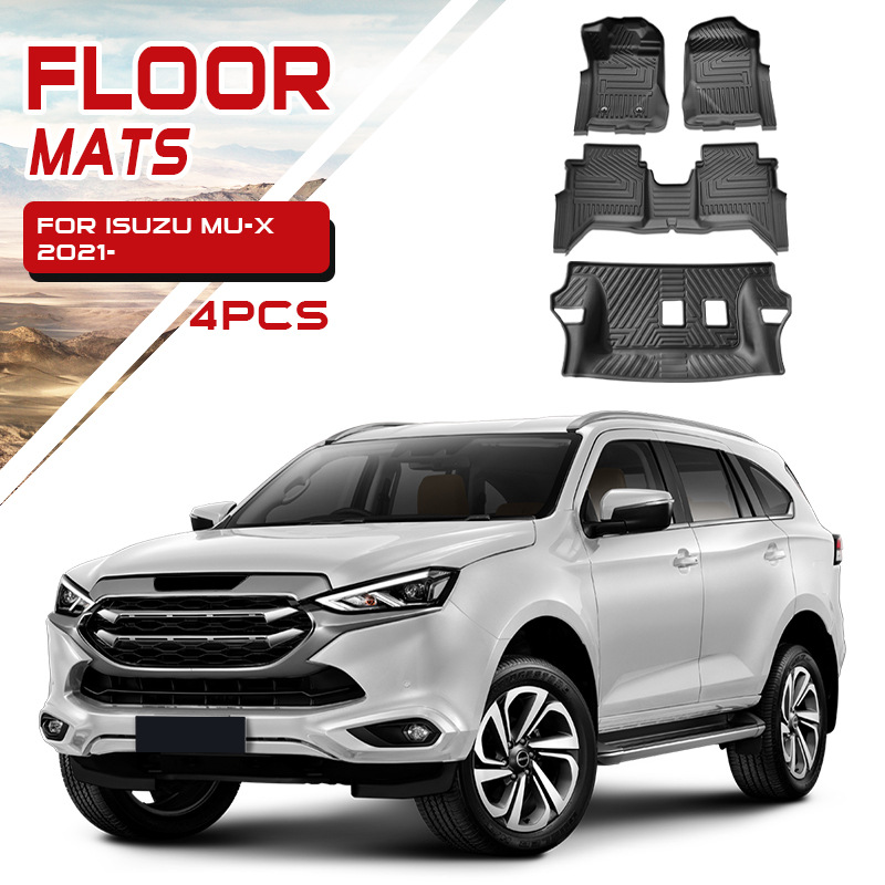 Aplicable Isuzu Mu-x cincuenta campanas alfombrillas de coche Tpe Car Floor Mat alfombrillas de inyección 5D