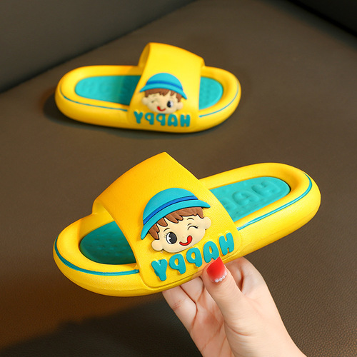 Children's slippers new summer boys and girls non-slip soft bottom children's slippers indoor and outdoor children's cartoon children's slippers