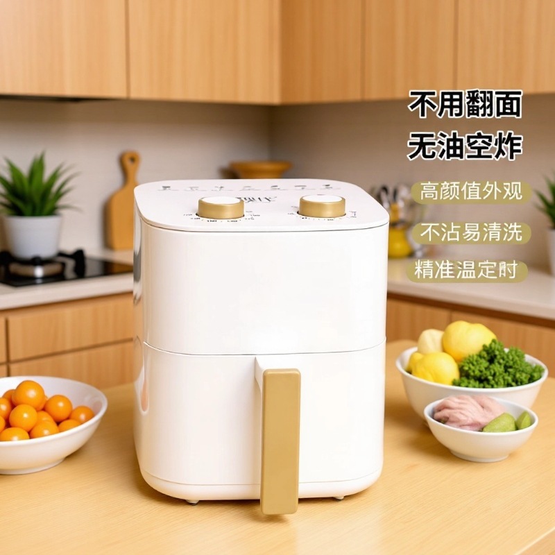 Modern Air Fryer Smart Home Large Capacity Multifunctional Food Grade Non-Stick Pan Smokeless Air Fryer Wholesale