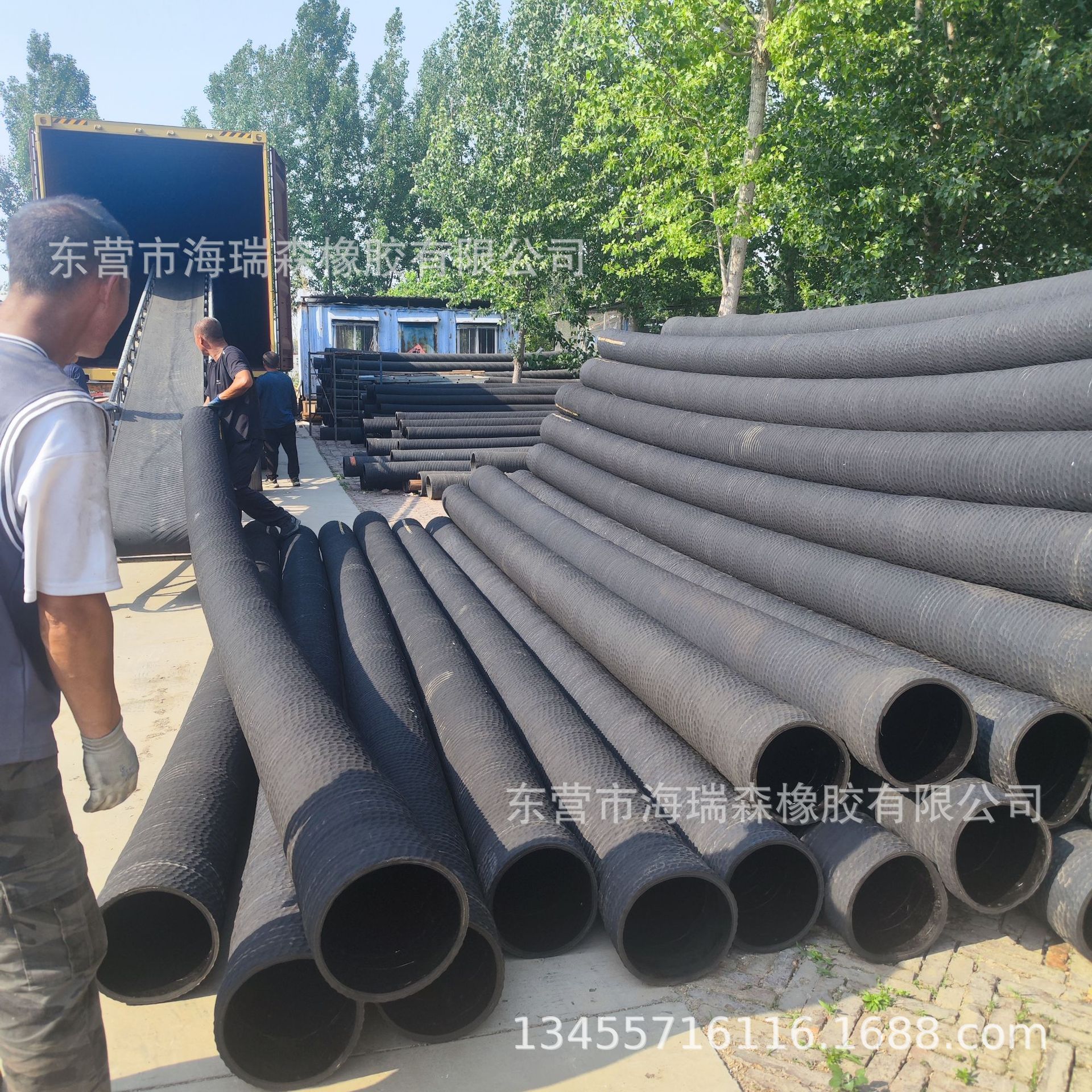 直供钢丝骨架吸排水橡胶软管 吸排矿浆砂砾 耐磨抗腐蚀橡胶钢丝管