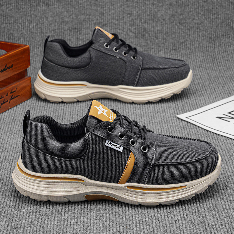 Hombres 2026 verano nuevo ligero un pie zapatos de lona transpirables cómodos simple moda diaria zapatos de hombre versátiles image 4