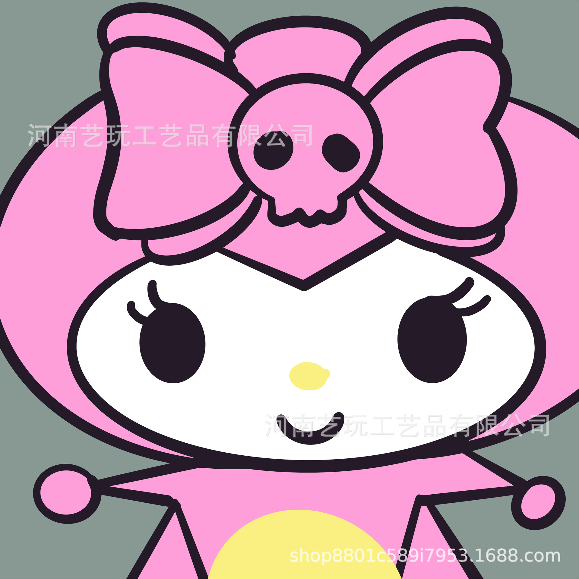 MQH20-085 / 20*20cm（实木内框+画布+毛球材料包）