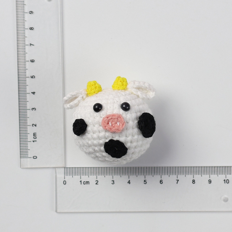 完成品クロスボーダー手作りウールかぎ針編みウサギ虎羊猫サンタクロース編みギフトキーペンダント|undefined