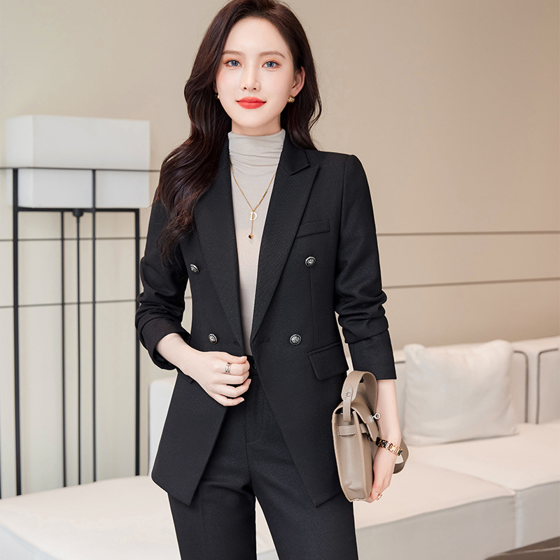 ビジネススーツ 女性用 高級感 2025秋冬新作 秋 ジュエリーショップ フォーマルウェア 6272