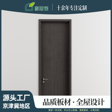 北京源头工厂定 制碳晶板套装 实木复合门厨房卫生间门生态木门
