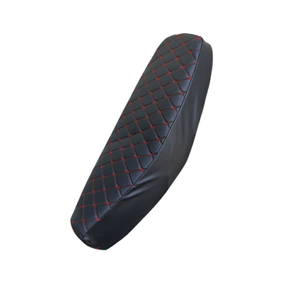 Motorcycle cushion Motorcycle Sun Protection Seat Cushion - curved-beam-truck-red-and-black-air-cushion