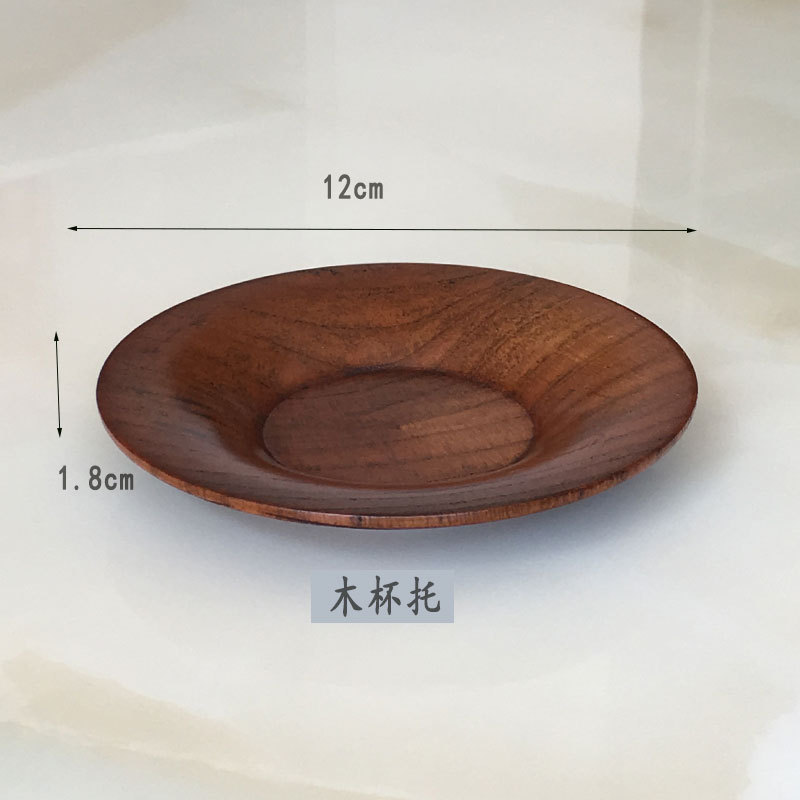 Suministro directo de fábrica Taza de café creativa de madera Taza retro de madera maciza Taza de mango antiescaldado Gran cantidad