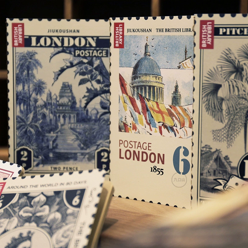 Блокнот B6 серии "80 Days Traveling the Earth" издательства British Library 九口山