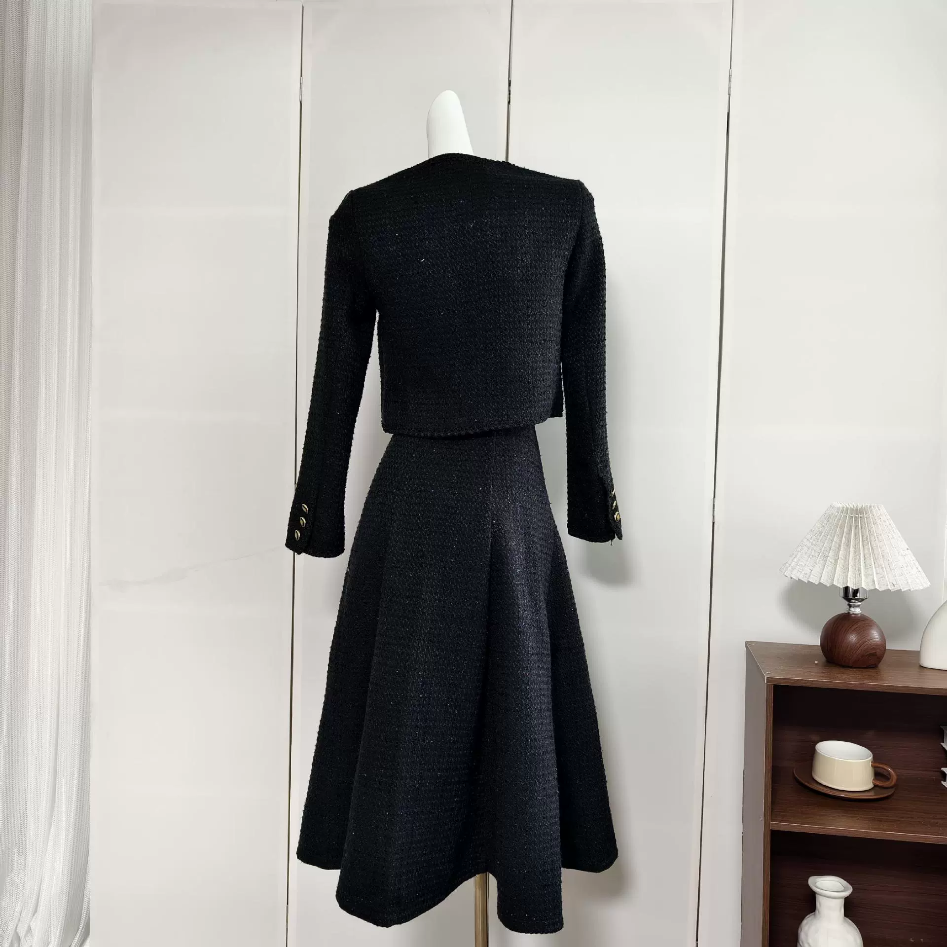 Костюм, пиджак, юбка, осеннее платье бренда, стиль Chanel