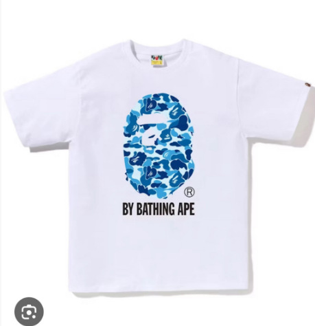 BAPE ABC Camo Big Ape Head T-shirt White
