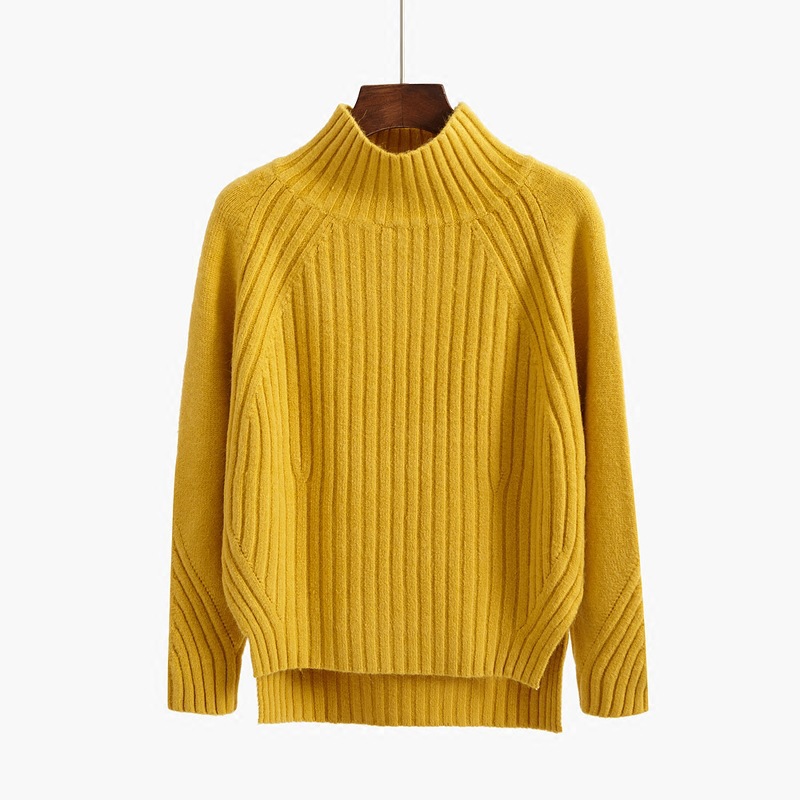 Warm women's turtleneck sweater