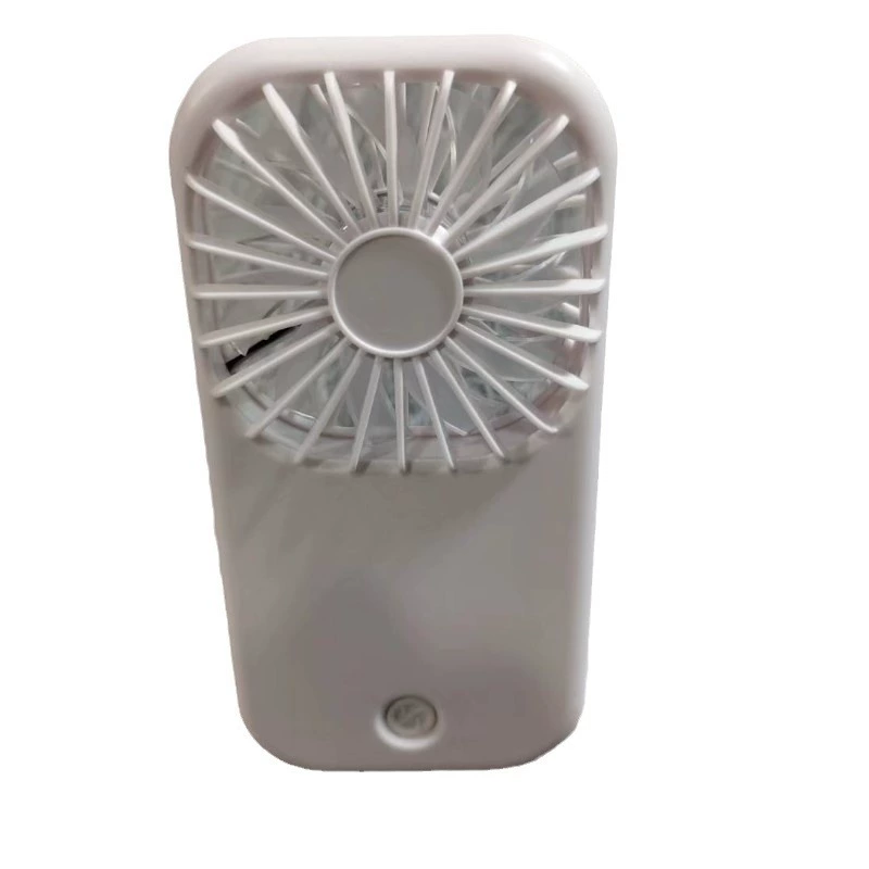 Handheld rectangular battery fan, portable table fan ABS, 3×AAA battery, cute cartoon design