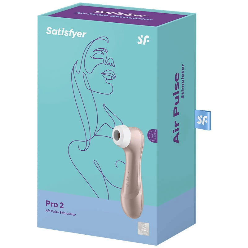 Немецкий SatisFyer Pro2 клитор вторая волна рот любовь сосать женщина с оргазмом второй распыление вибрация палки