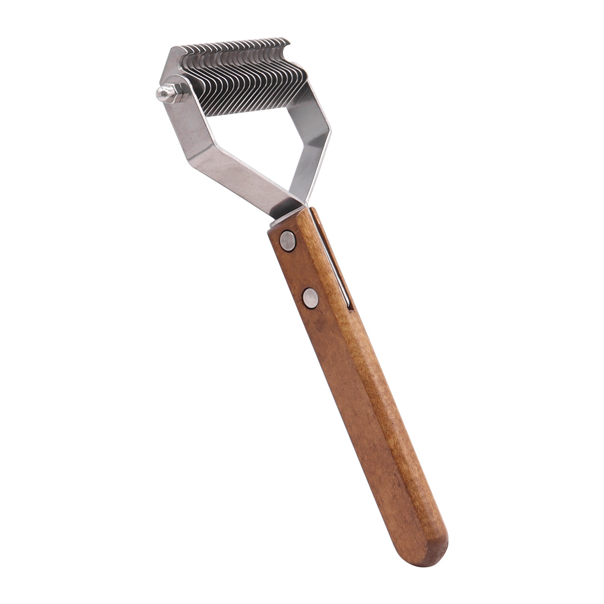 Peine para mascotas, peine, peine de doble cara de acero inoxidable, peine de pelo flotante para mascotas, peine de pelo de perro, peine de pelo de gato