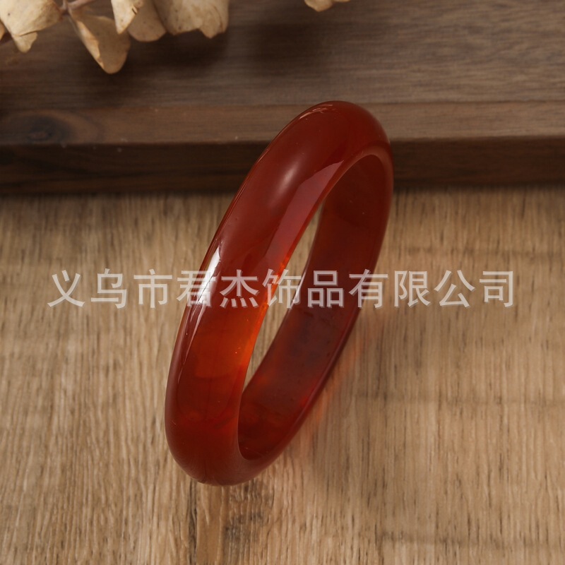 欧美新款几何圆形多色树脂手镯时尚高级感叠戴手环个性搭配手饰潮|undefined
