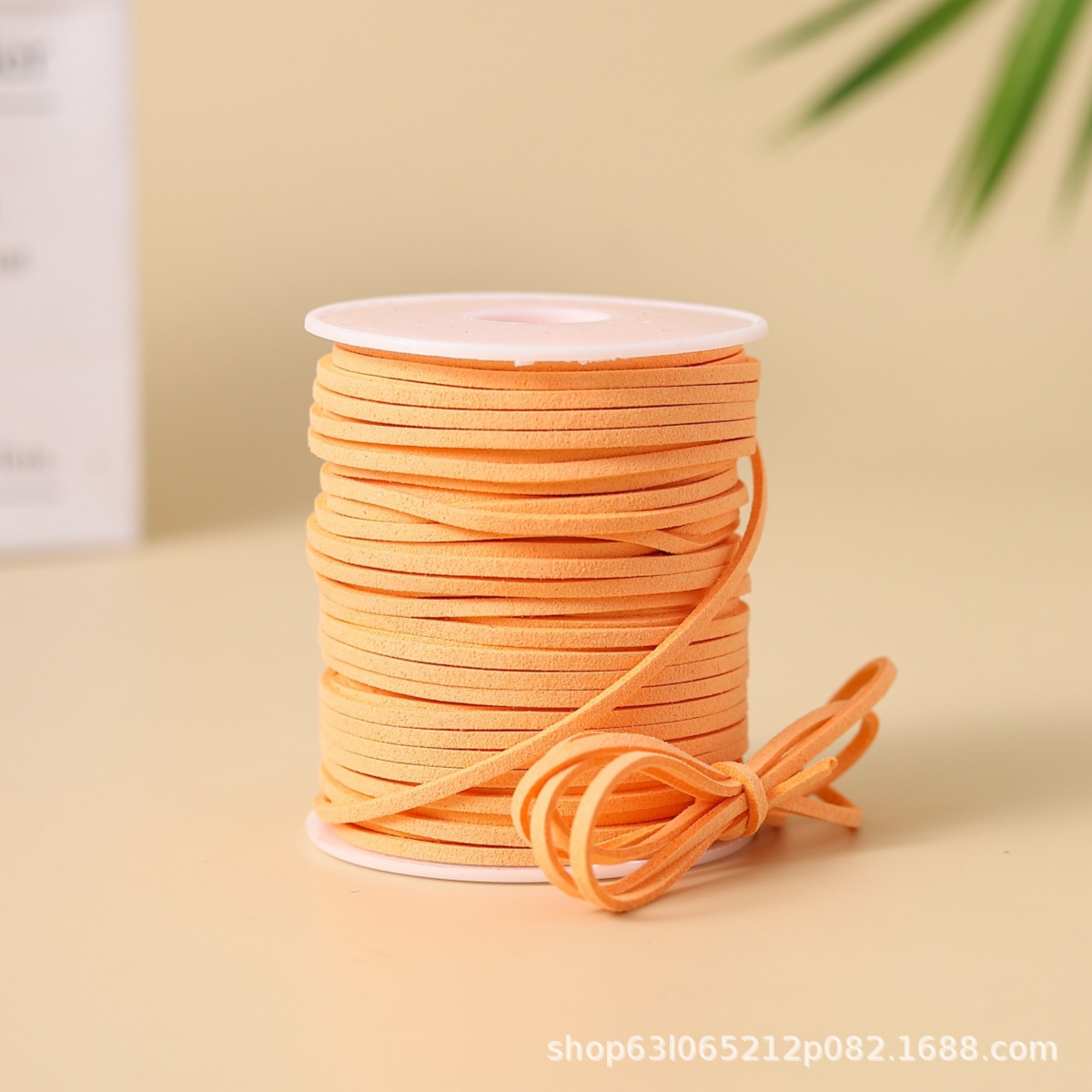 Cuerdas de piel de ciervo 50 yardas cuerdas de trenzado cuerdas de tracción cuerdas de lana cuerdas de vaca decoración hechas a mano DIY cuerdas de trenzado caja de regalo cinta de embalaje