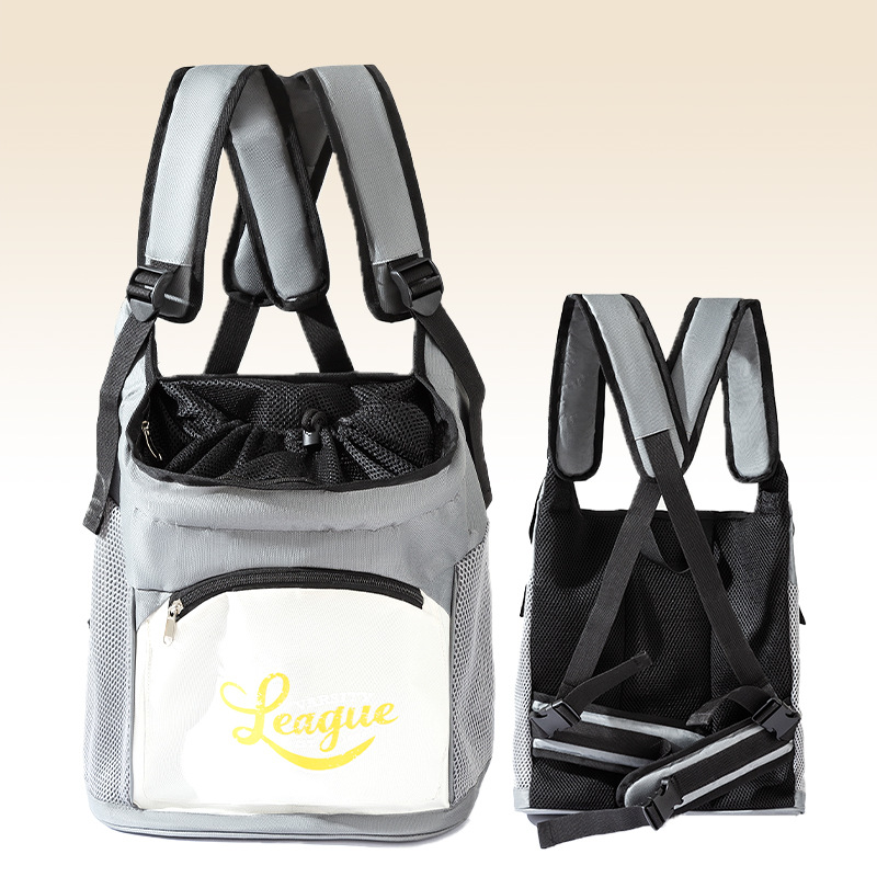Transfronterizo de primavera y verano de gran capacidad para perros Four Seasons Bolsa de pecho transpirable universal Bolsa de salida para gatos Bolsa para gatos Mochila para mascotas