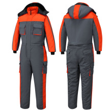 冷库连体防寒服一体冬季户外冰钓骑行防风工作服棉衣加厚保暖棉服
