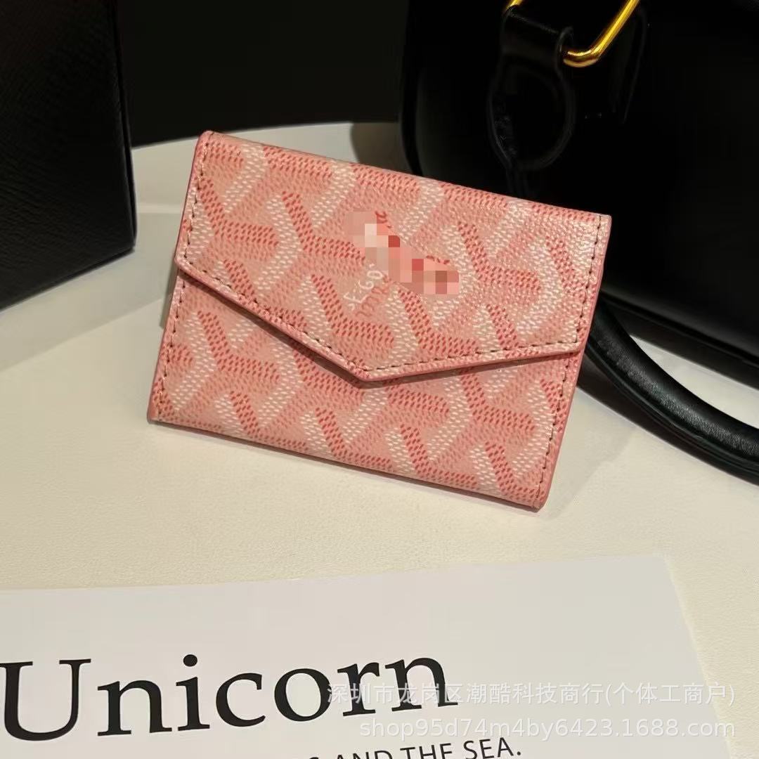 Dog tooth accordion bag pink