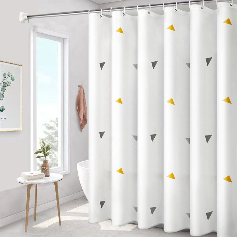 Bathroom curtain, thickened mildew-proof shower curtain, shower partition, waterproof curtain, bath curtain for bathroom