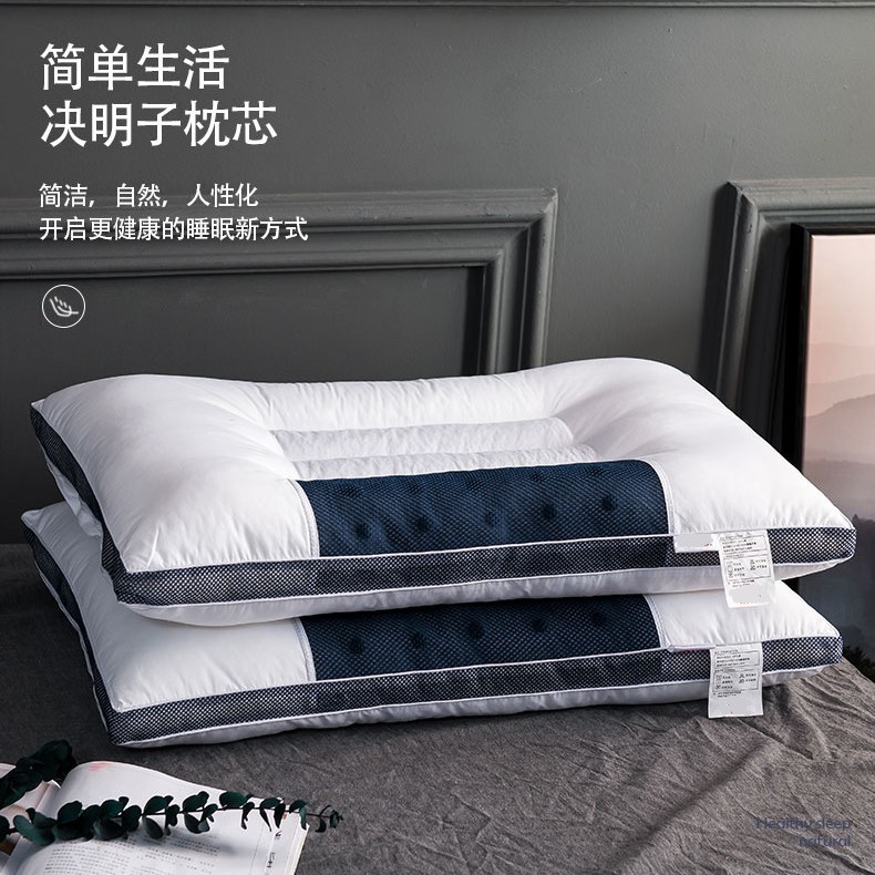 枕头批发立体磁石决明子荞麦 薰衣草学生单人双人枕头枕芯 护颈枕