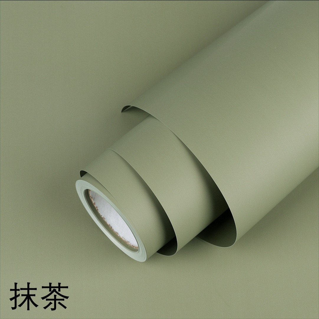 Material de embalaje floral 7.8s color sólido mate mate mate mañana niebla OPP rollo papel de embalaje de flores diy floristería papel de embalaje de ramo