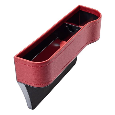 Car Crevice Organizer, Storage — Car storage bag/box - wine-red-co-driver-second-generation-leather