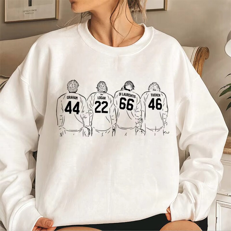 Source factory new Braille hockey sweatshirt school movie merchandise Garrett Graham Logan Source factory new Braille hockey sweatshirt school movie merchandise Garrett Graham Logan