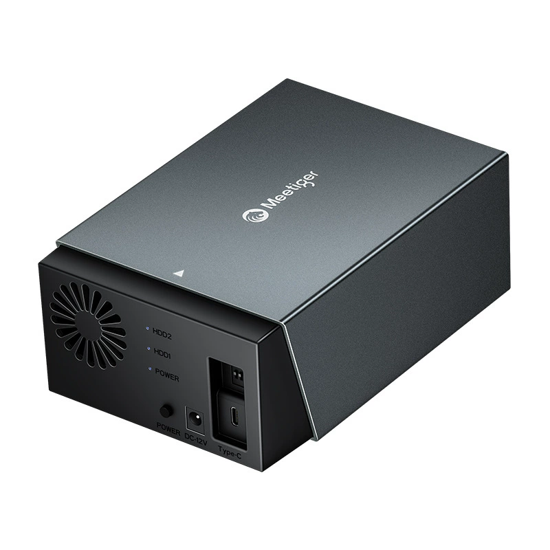 Фан Тайгер корпус для жесткого диска, двойной корпус для HDD 3.5 дюйма, мобильный жёсткий диск, твердотельный механизм хранения