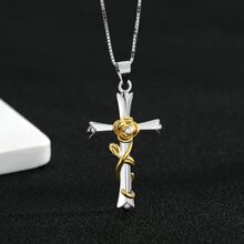 �¿�S925���y�p�ݸ߼����pɫõ�廨�p�@ʮ�ּ��i���Ůʿ�Y���Ʒ