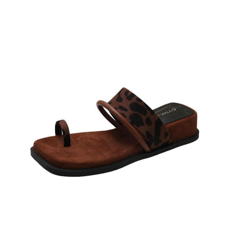 Women's Square-toe Wedge Sandals For Beach And Outdoor Summer Wear_voghion.com