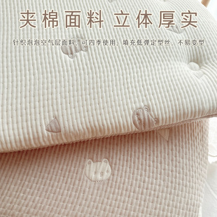 Aiyu Baby Crib Fence Soft-Packed Pure Cotton Thickeneded Crib Guardrail Kidsren's Baby Spliced ​​Bed Fence Anti-Collision