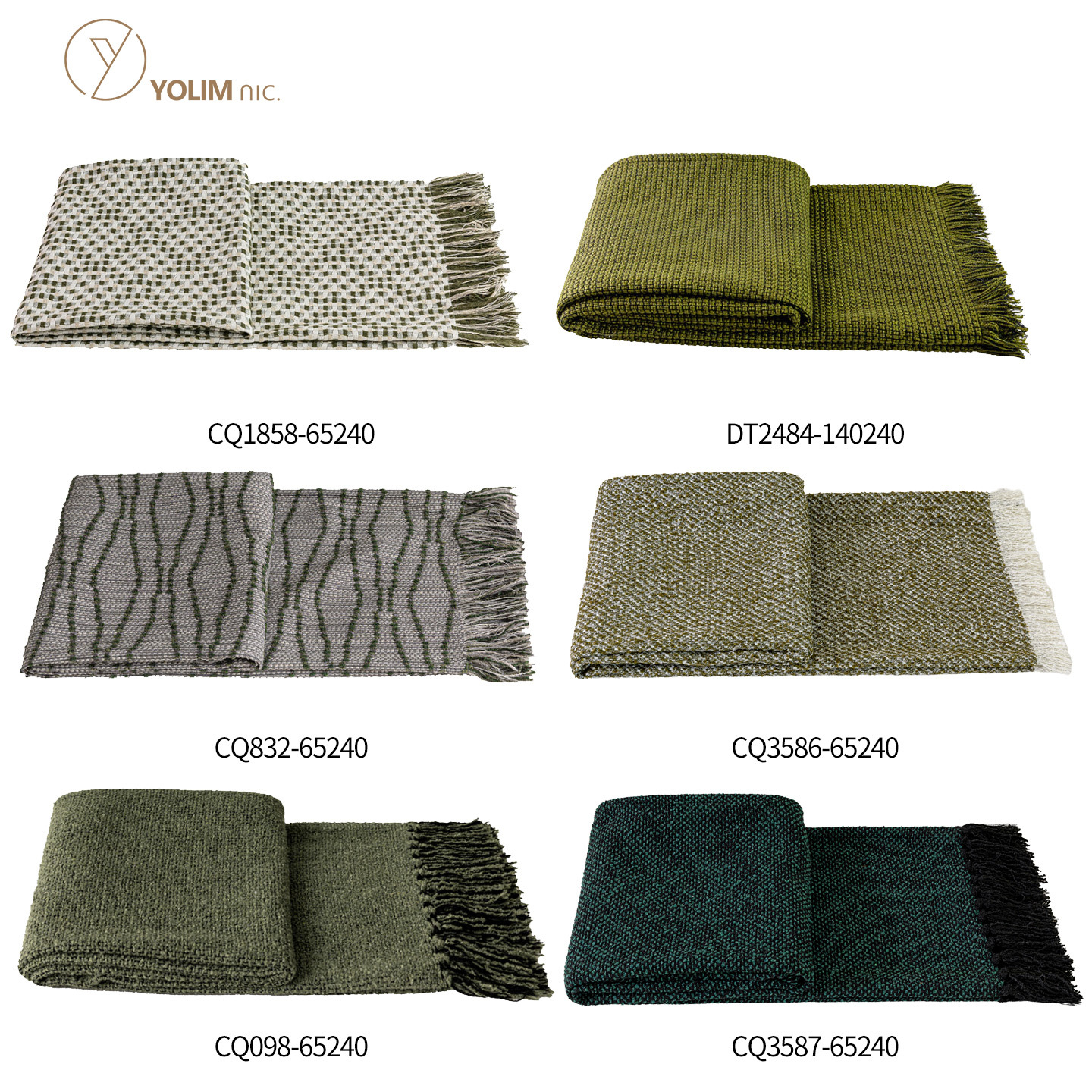 Light Luxury Vintage Green Sofa Cover Blanket Model Room Bed Cover Hand Tear Tassel Blanket Homestay Hotel Bed Flag Bed Tail Towel