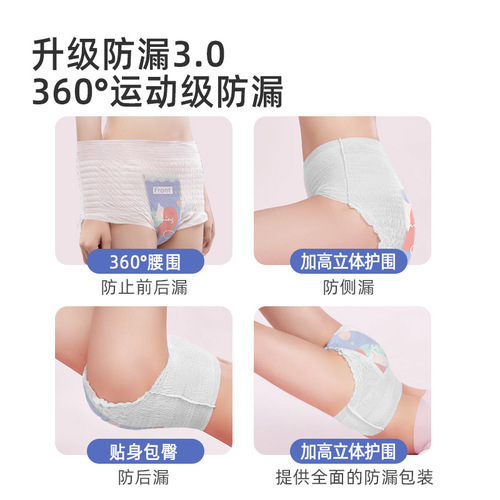 British Uberbear safety pants for night use, menstrual sanitary pants, sleeping pants, night safety pants for menstrual women