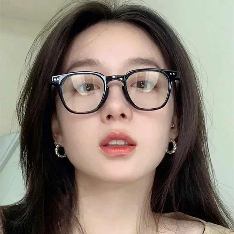 Анти-голубой свет излучения и круглые лица цвет degener glasses GM ретро японские маленькие черные оправы для близорукости в коробке для женщин