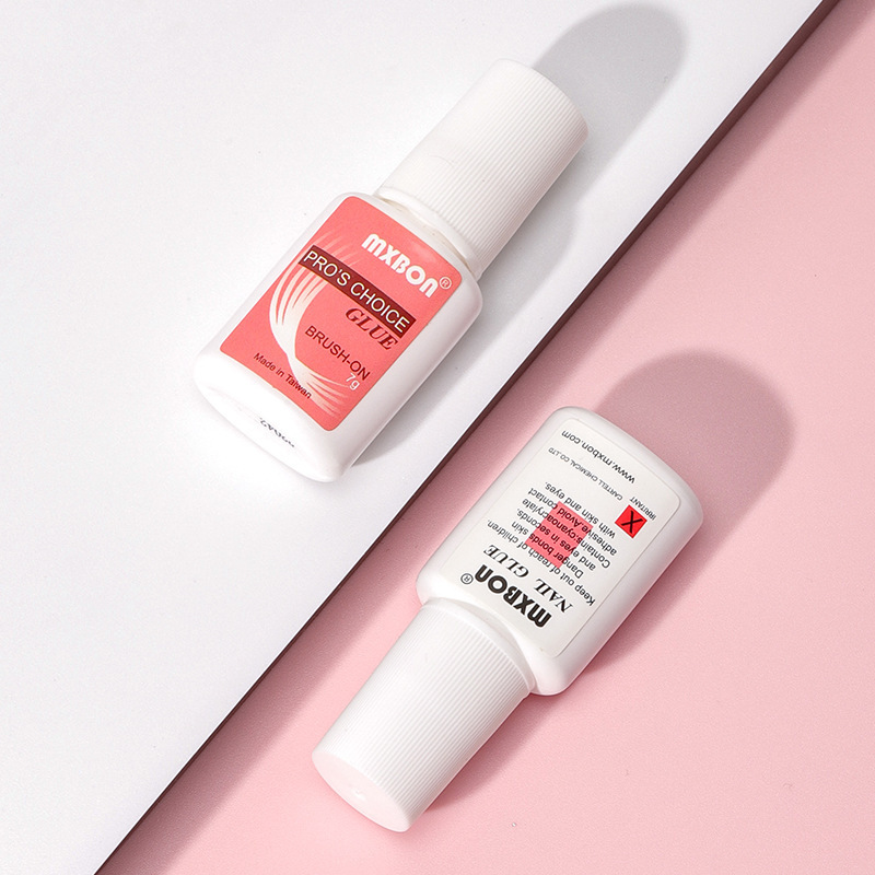 Cross-border nail art special glue light-free quick-drying personality super adhesive wear nail piece with brush head MXBON Cross-border nail art special glue light-free quick-drying personality super adhesive wear nail piece with brush head MXBON