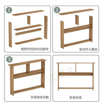 沙发床卧室木窄条床边床尾夹缝柜缝隙架子置物架灵子书架头一体