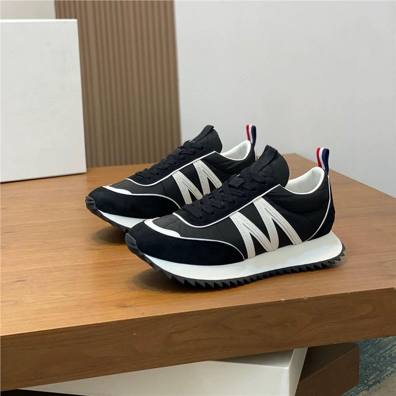 老马鞋店秋季新款男鞋真皮系带休闲鞋时尚拼色厚底鞋运动鞋阿甘鞋