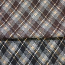 2025新款提花格子面料时尚针织格子料外贸上衣连衣裙裤子面料批发