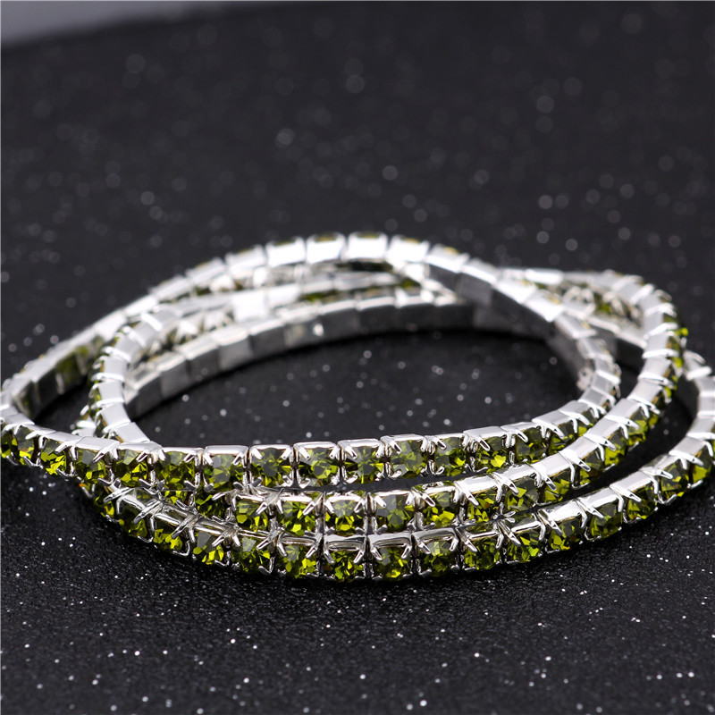 Simple Style Geometric Crystal Rhinestone Gem Bracelets display picture 34