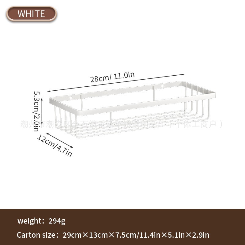 Rack de almacenamiento de artículos de baño sin perforación Rack de almacenamiento de jabón de baño casero