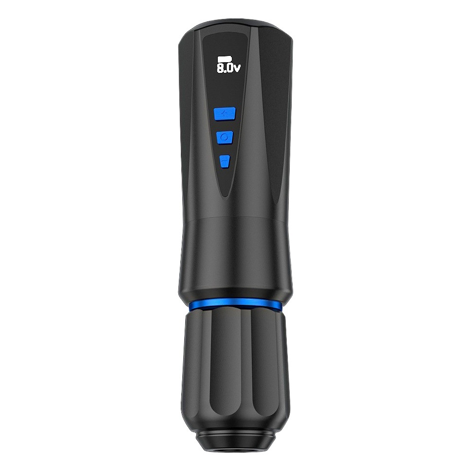Bordado dragón nueva batería máquina de tatuaje energía inalámbrica tatuaje pluma taza hueca motor carga tatuaje pluma equipo de tatuaje