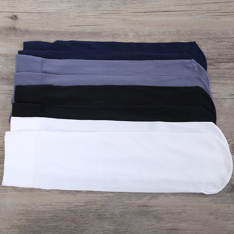 Summer men's thin short stockings striped socks non-heel flat stall bamboo fiber factory wholesale business socks