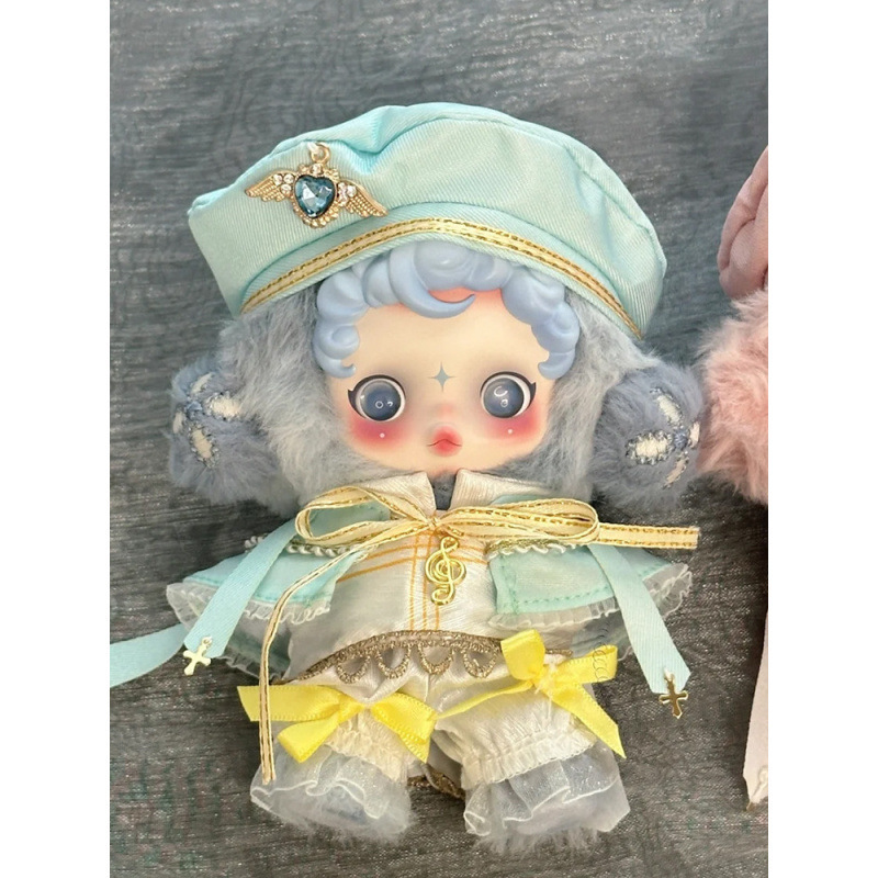 sp光织园SKULLPANDA冬日乐章系列搪胶毛绒公仔娃衣套装娃娃衣服|undefined