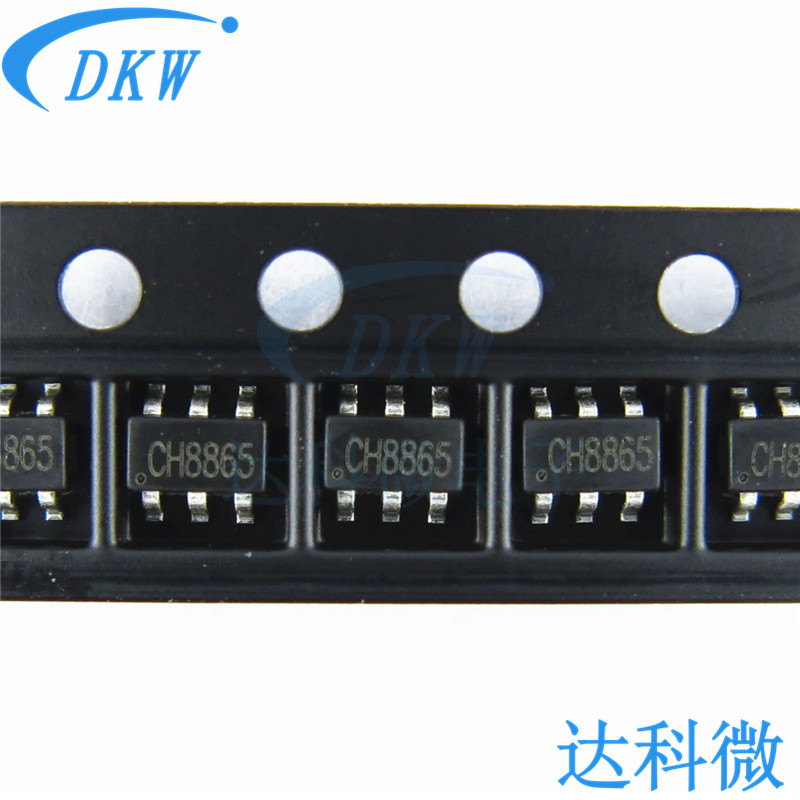 CH8865 SOT23-6贴片 耳机信号自动切换芯片IC CS/菉华 ASC0201