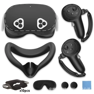 Для Meta ouclus Quest3s Силиконовый семигральный ручка сетка для хост-крышка маска VR аксессуары