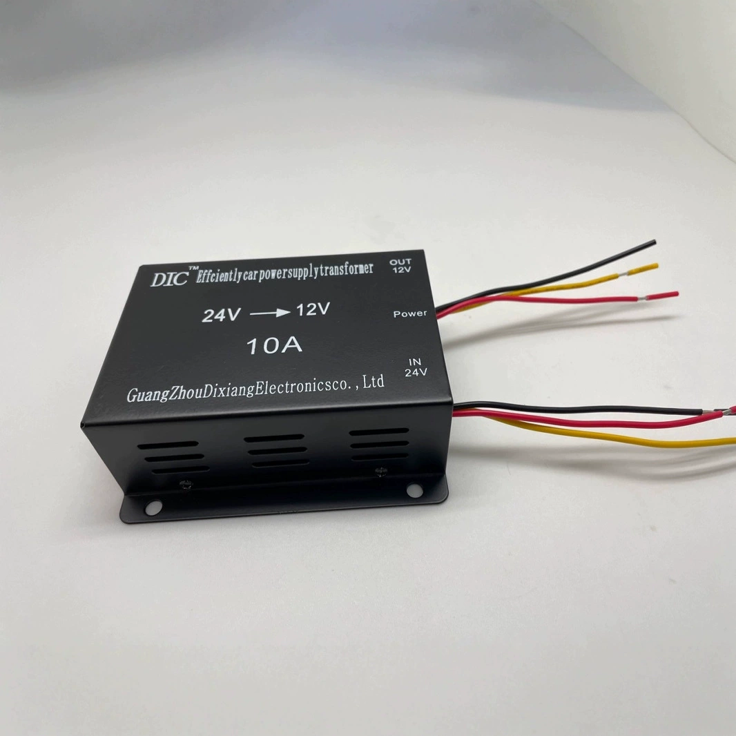 10A Автомобильный понижающий регулятор постоянного тока, преобразователь питания, трансформатор DC48V/24V -DC24V/12V