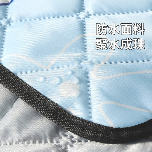 Electric Car Windshield Scarf Winter Fleece Lined Padded Print Motorcycle Electric Scooter Windproof Cover Wholesale Four Seasons Summer Autumn